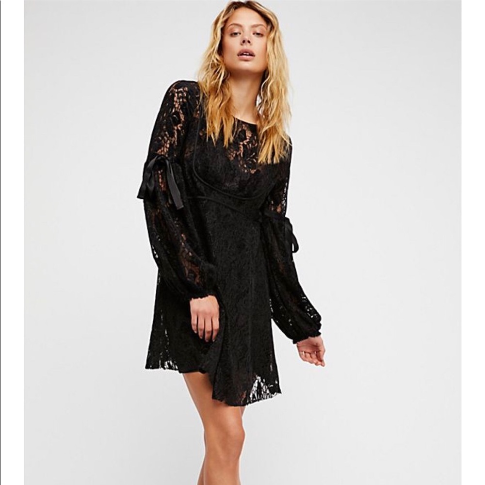 New! Free People Lace mini dress.